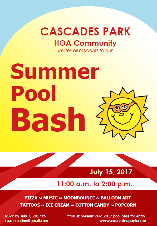 Summer Pool Bash 2017