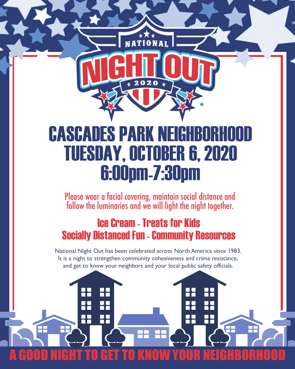 Cascades Park National Night Out Tuesday, October 6 » Cascades Park